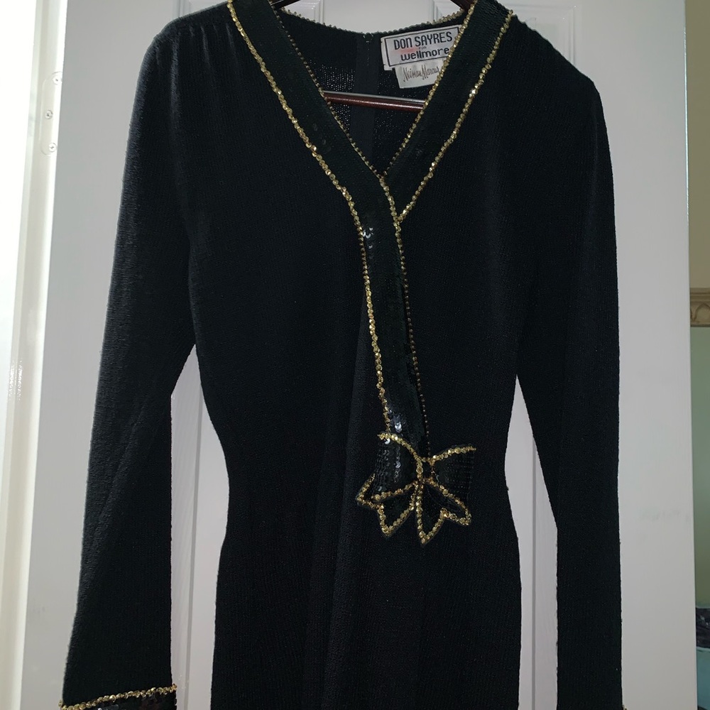 Black formal dress